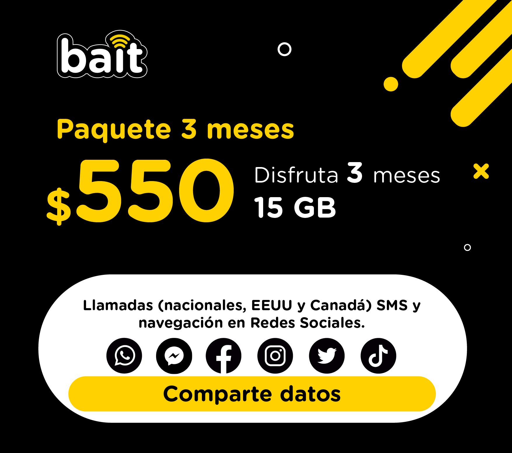 Paquete ⚡$550