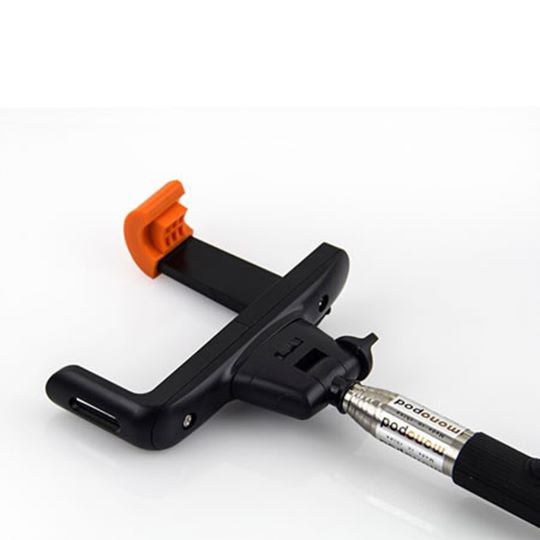 Monopod con Bluetooth integrado para selfies y videos con celular o cámara.