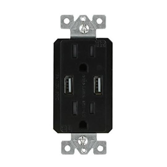 Receptáculo doble con USB 4A