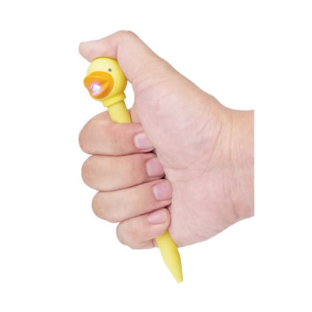 Bolígrafo LED pato amarilla