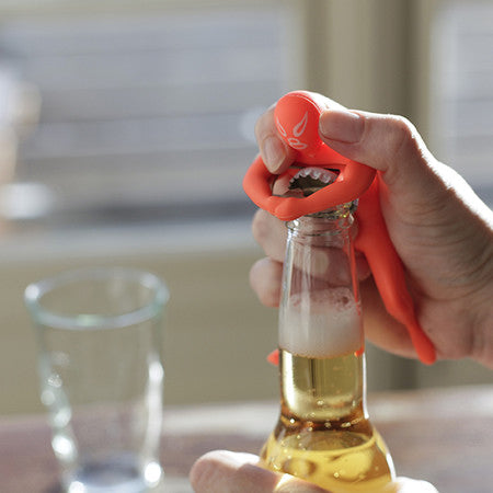 Destapador de botellas (Luchador Naranja)