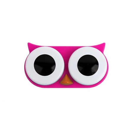 Estuche de búho para lentes Contacto