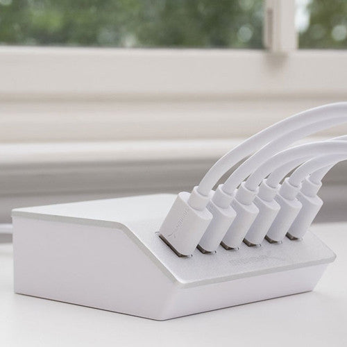 Multicargador con 6 puertos USB (Carga Rápida)