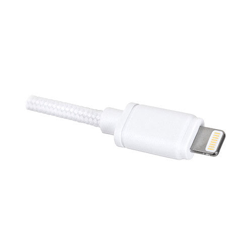 Cable Lightning para iPod, iPhone, iPad (Blanco)